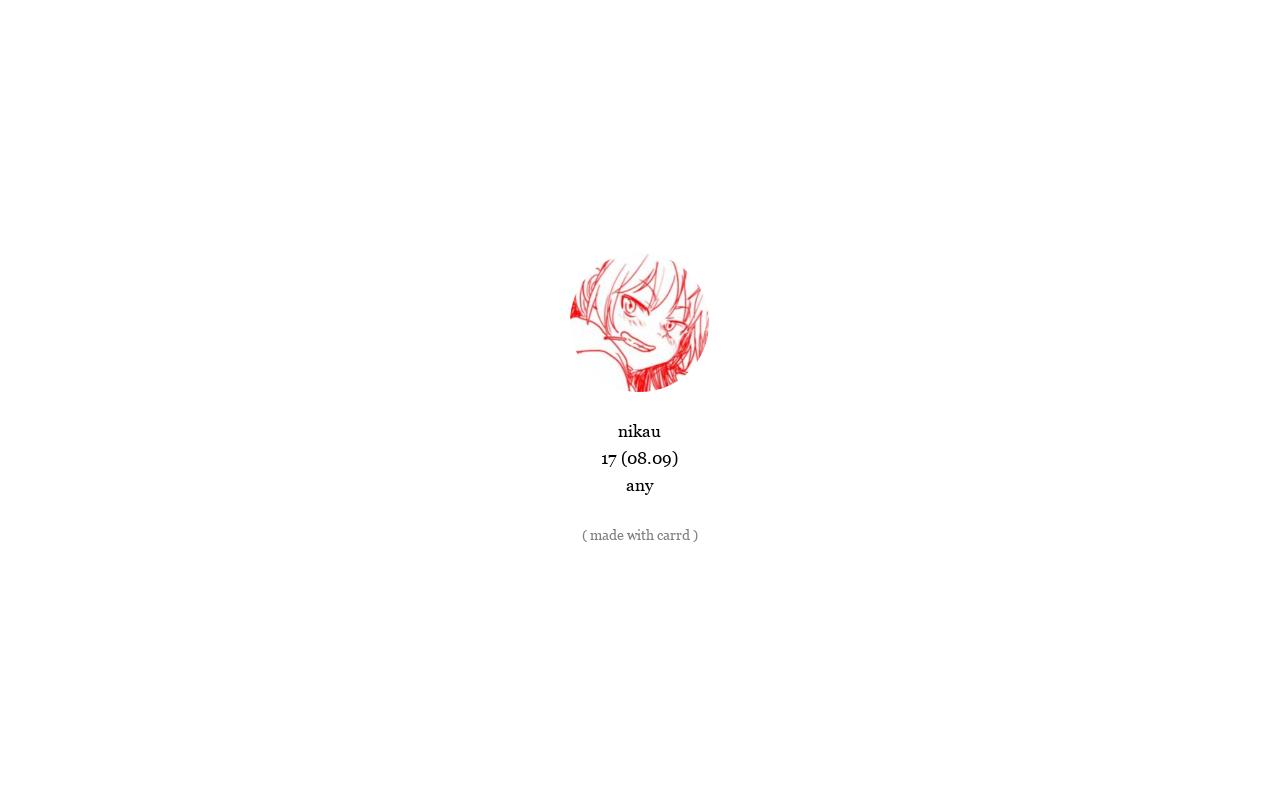 Carrd profile picture for @symphony